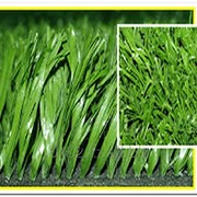 Искусственная трава для футбольных полей высота ворса 55 мм Фибриллированная фото