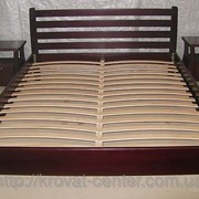 Кровать Масу - 2, тумбочки, комод (массив - сосна, ольха, дуб) фотография