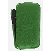 Кожаный чехол для Samsung Galaxy Ace Duos S6802 Melkco Premium Leather Case - Jacka Type (Green LC) фото