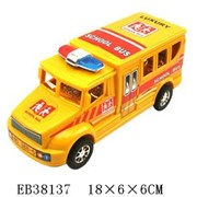 Автобус инерционный школьный Luxury в пак.,100580805/388-5