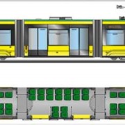 Семисекционный трамвай T7B86 «Электрон» фото