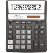 Калькулятор настольный Skainer SK-777XBK 12-разрядов, двойное питание