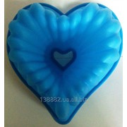 Форма силиконовая Сердце, размер 21*21 см 110234