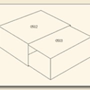 Коробка сложной высечки типа “спичечного коробка“ фото