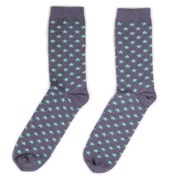 Носки Stars — Grey/Green — Socks’N’Roll фото