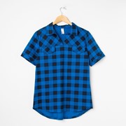 Рубашка женская 'Катрин' цвет синий, размер 50 фото