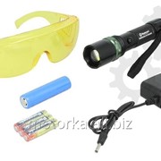 Ультрафиолетовая лампа для обнаружения утечек в комплекте с защитными очками