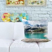 Декоративная подушка “Озеро“ фото