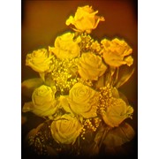 Голограмма художественная Розы фотография