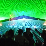 Лазерное шоу для дискотек фото