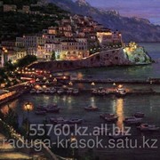 Картина стразами Ночное средиземноморье 40х50 см фотография