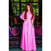 Розовое платье в пол Агнеса фотография