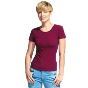 Женская футболка-стрейч StanSlimWomen 37W Винный S/44 фотография