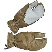 Перчатки трехпалые из ткани “Кираса“ фото