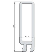 Профиль закладной для организации углового перехода стоек ТП-5021М фото