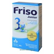 Смесь молочная ФрисоЛАК карт. пачка 3 Junior Детское молочко, 400г АКЦИЯ фото