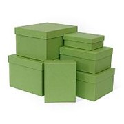 Коробка подарочная “Зелёное яблоко“, прямоугольная, 190х150х90 мм, 0993 фотография