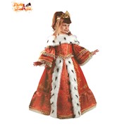 Карнавальный костюм “Императрица“, бархат, парча, рост 116 см фото