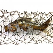 Настенное металлическое панно “Fish“ фото