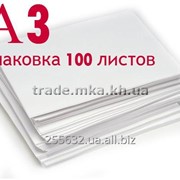 Белая крафт бумага А3 упаковка фото