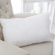 Декоративная подушка с силиконом 35x55 белый фото