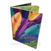 Чехол на паспорт Перья фото