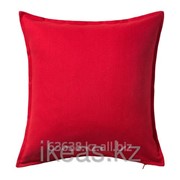 Чехол на подушку, красный ГУРЛИ фото