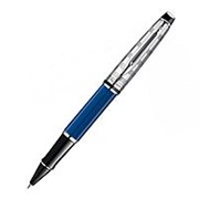 Waterman Ручка-роллер Waterman Expert 3 Deluxe Obsession Blue CT, толщина линии F, никеле-палладий фото