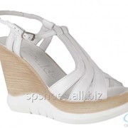 Босоножки женские 715-208, белый фото