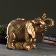 Копилка “Слон индийский“ бронза, 23х42х39см фотография