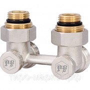 Узел подключения радиатора угловой 3/4*1/2 PF 611 фото