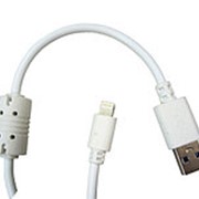 Кабель USB 2А для iPhone5/6/7, фильтр 1,5м