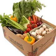 Упаковка для овощей - картон фотография