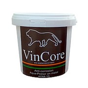 Краска-грунт VinCore ADM-10 антикоррозинная на водной основе, белая 1 кг фотография
