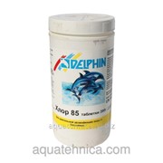 Mедленный Хлор 85 для бассейна Delphin таблетки 200 гр 10 кг. фото