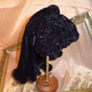 Шляпка из ткани Вуалехвост фото