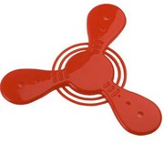 Летающие диски «Фрисби», красный фотография
