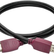 Кабель аудио-видео Tripplite HDMI (m)-HDMI (m) 1.8м контакты позолото черный (P569-006-CERT) фотография