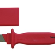 Нож для снятия изоляции, изогнутое лезвие с пяткой 1000V Haupa фото