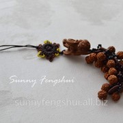 Подвеска денежная жаба, рудракша фото