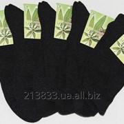 Носки конопляные черные утепленные фото