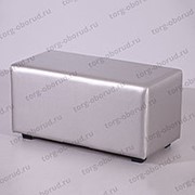 Банкетка/прямоугольник с сиденьем для магазина ПФ-2(серебро) фотография