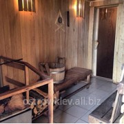 Сауна, баня на Трухановом острове фотография