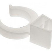 JOKER CLIP Клипса для крепления пластиковых рам на трубе Ø 22-25 мм., белый фото
