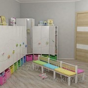 Шкафчики в детский сад Сонечко. Коллекция Лето.