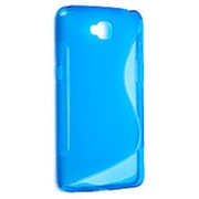 Чехол силиконовый для LG G Pro Lite Dual D686 S-Line TPU (Синий) фото