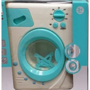 Игрушка стиральная машинка со светом и звуком фотография
