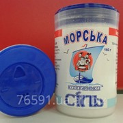 Соль Морская пищевая йодированная виварочная экстра мелкая 160г*50 фото