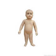 Манекен детский, стилизованный телесный, для одежды в полный рост, на 6-12 месяцев, стоячий прямо. MD-UBB-01 фотография