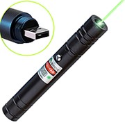 306 Зеленый Лазер Pointer USB Chargable PPT Лазер Страница Ручка Портативный прочный и компактный USB с прямой фото